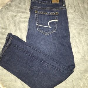 American eagle bootcut jeans!